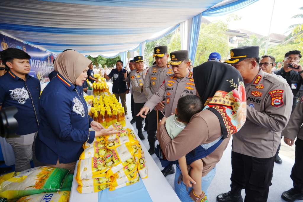 Kapolri Tinjau GPM Polda Banten, Telah Distribusikan 27 Ton Beras SPHP ke&nbsp;Masyarakat