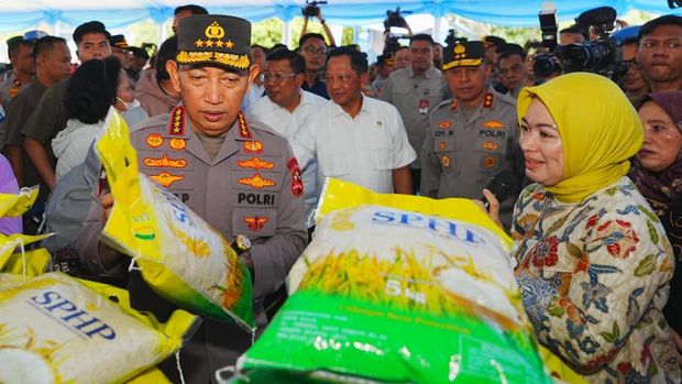 Kapolri Tinjau GPM Polda Banten, Telah Distribusikan 27 Ton Beras SPHP ke&nbsp;Masyarakat