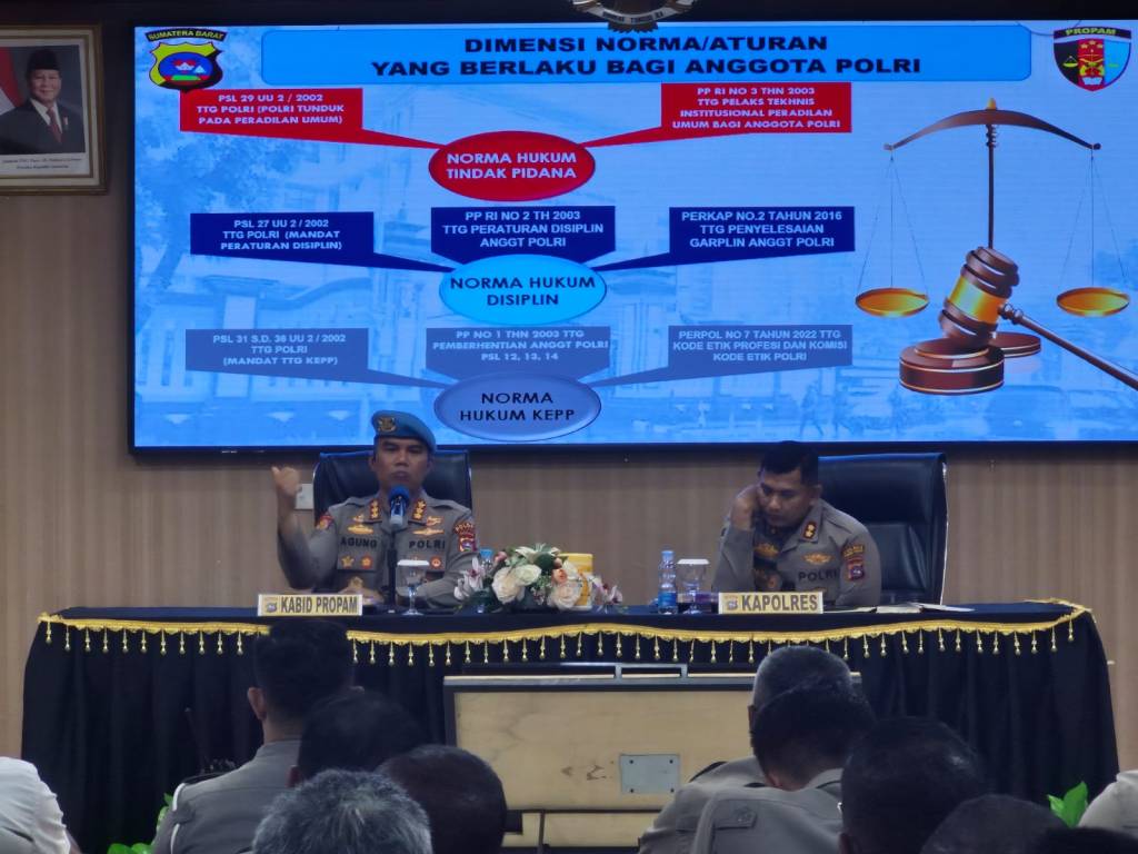 Polres Padang Panjang Terima Kunjungan Supervisi Bid Propam Polda&nbsp;Sumbar