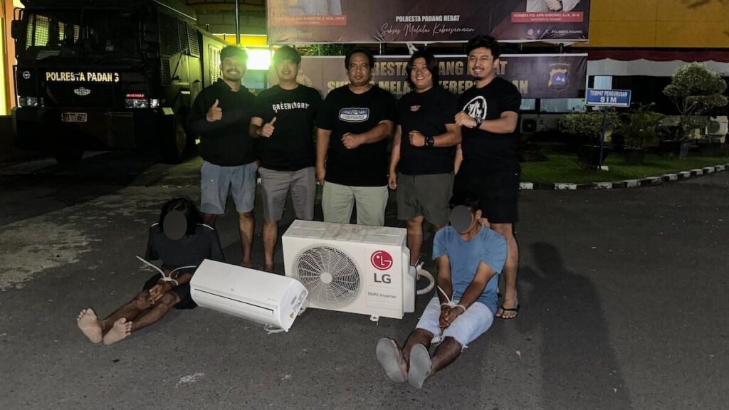 Curi Dua Unit Ac, Dua Pelaku Paruh Baya Diringkus Tim&nbsp;Klewang