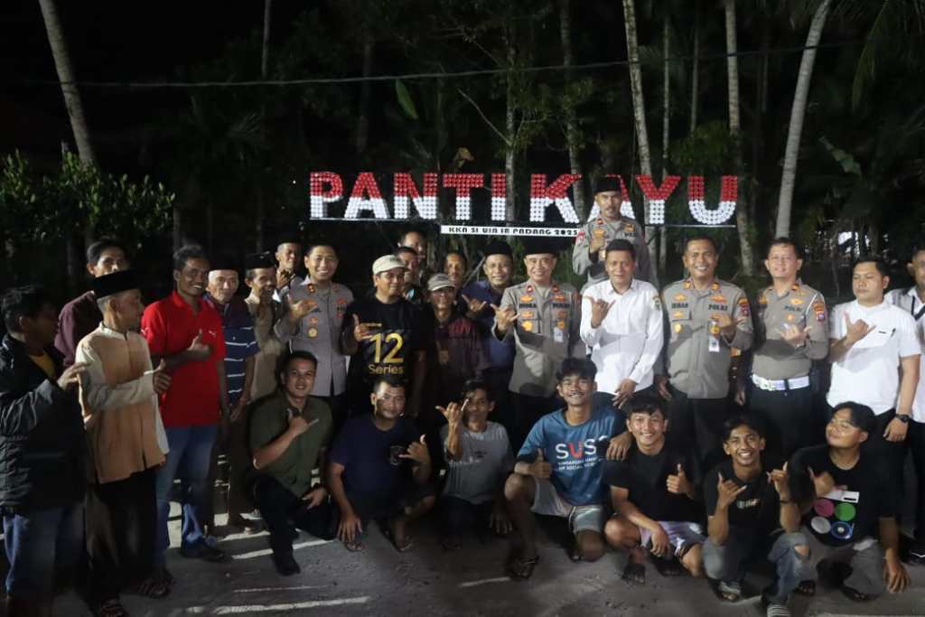 Ngeteh Sore Ala Kapolres Padang Pariaman, Tampung Aspirasi Masyarakat di Koto Sungai&nbsp;Sarik