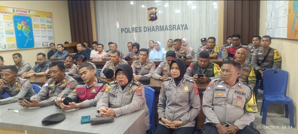 Wakapolres Dharmasraya Pimpin Pelatihan Pengawasan Program&nbsp;MBG