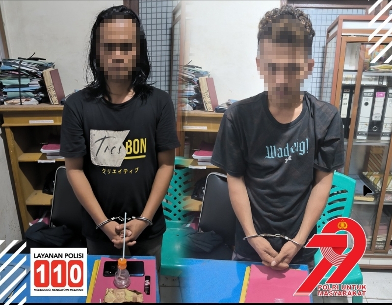 Polsek Basa Ampek Balai Tapan Tangkap Dua Terduga Pelaku Narkoba dalam&nbsp;Semalam