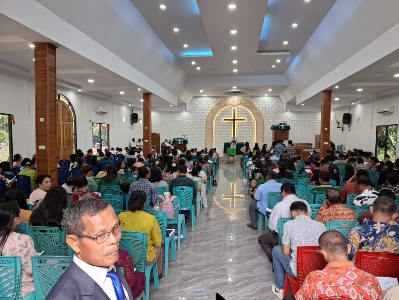 Patroli dan Pengamanan Kegiatan Ibadah Umat Nasrani di Wilayah Hukum Polsek Sungai&nbsp;Rumbai