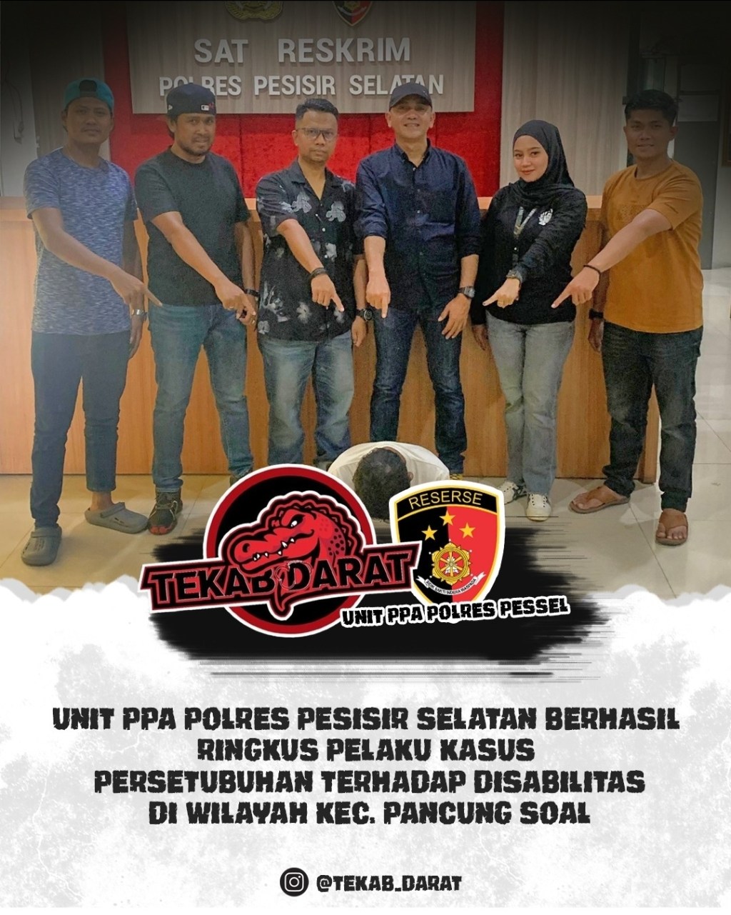 Polres Pesisir Selatan Tangkap Pria Terduga Pelaku Persetubuhan Penyandang&nbsp;Disabilitas