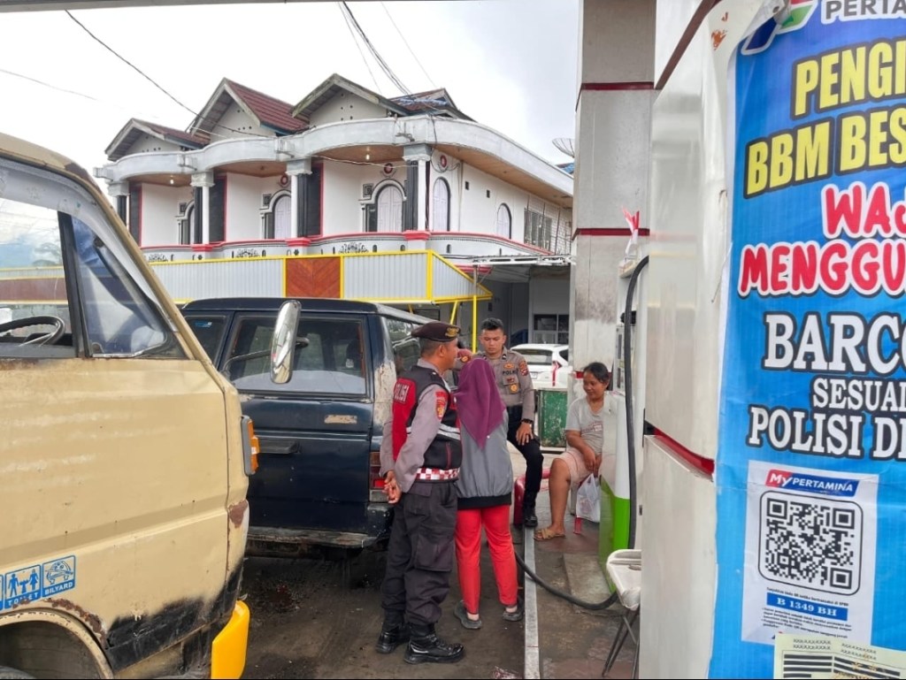Antisipasi Penyalahgunaan BBM Bersubsidi, Polres Solok Selatan Perketat Pengamanan di SPBU&nbsp;Sangir