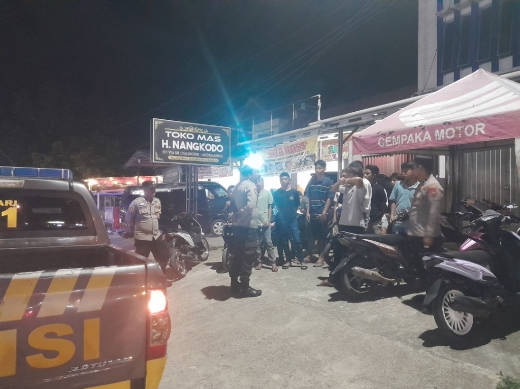 Tercipta Situasi Aman dan Kondusif, Personel Polsek IV Nagari Laksanakan Himbauan&nbsp;kamtibmas