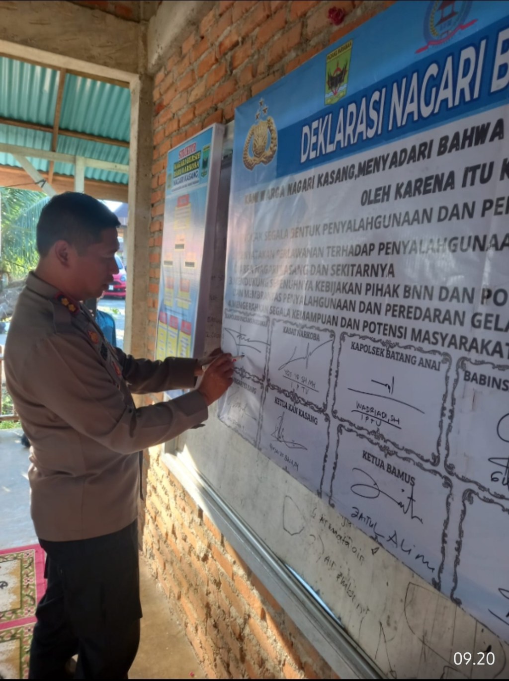 Kapolres Padang Pariaman Kunjungi Kampung Bebas Narkoba, Tekankan Sinergi Berantas&nbsp;Narkoba