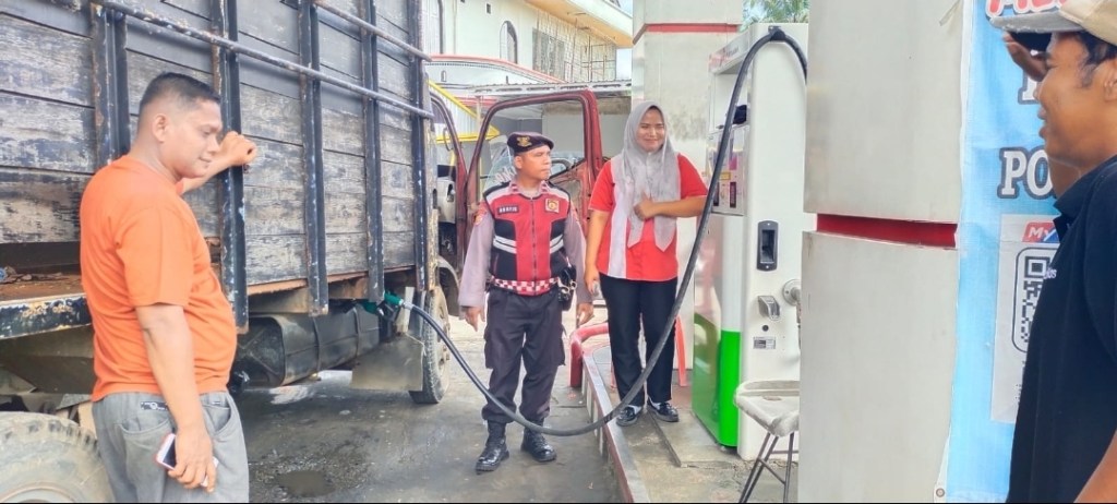 Polres Solok Selatan Kembali Turunkan Personel ke SPBU, Antisipasi Penyalahgunaan BBM&nbsp;Bersubsidi