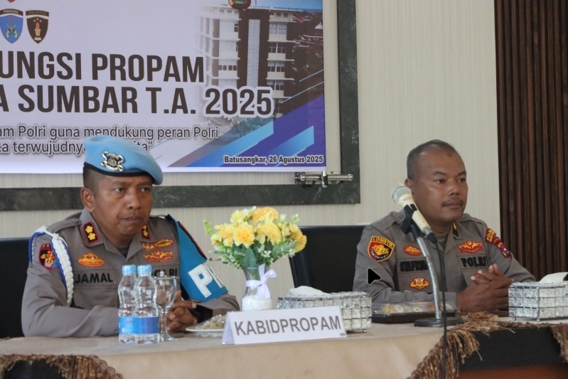Polres Tanah Datar Terima Kunjungan Supervisi dari Bidpropam Polda&nbsp;Sumbar