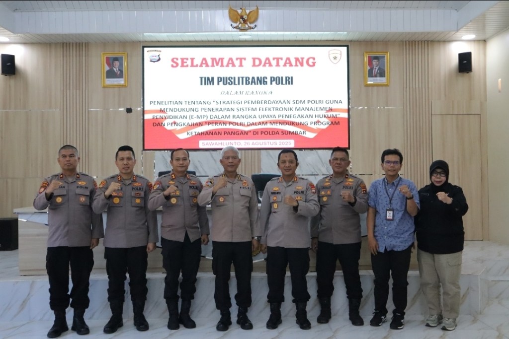 Kapolres Sijunjung Hadiri Penelitian dan Supervisi Puslitbang Polri di Polres&nbsp;Sawahlunto