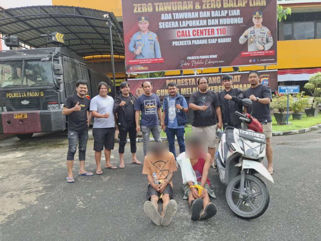 Tim Klewang Polresta Padang Ciduk Dua Pelaku Curanmor&nbsp;Pikap