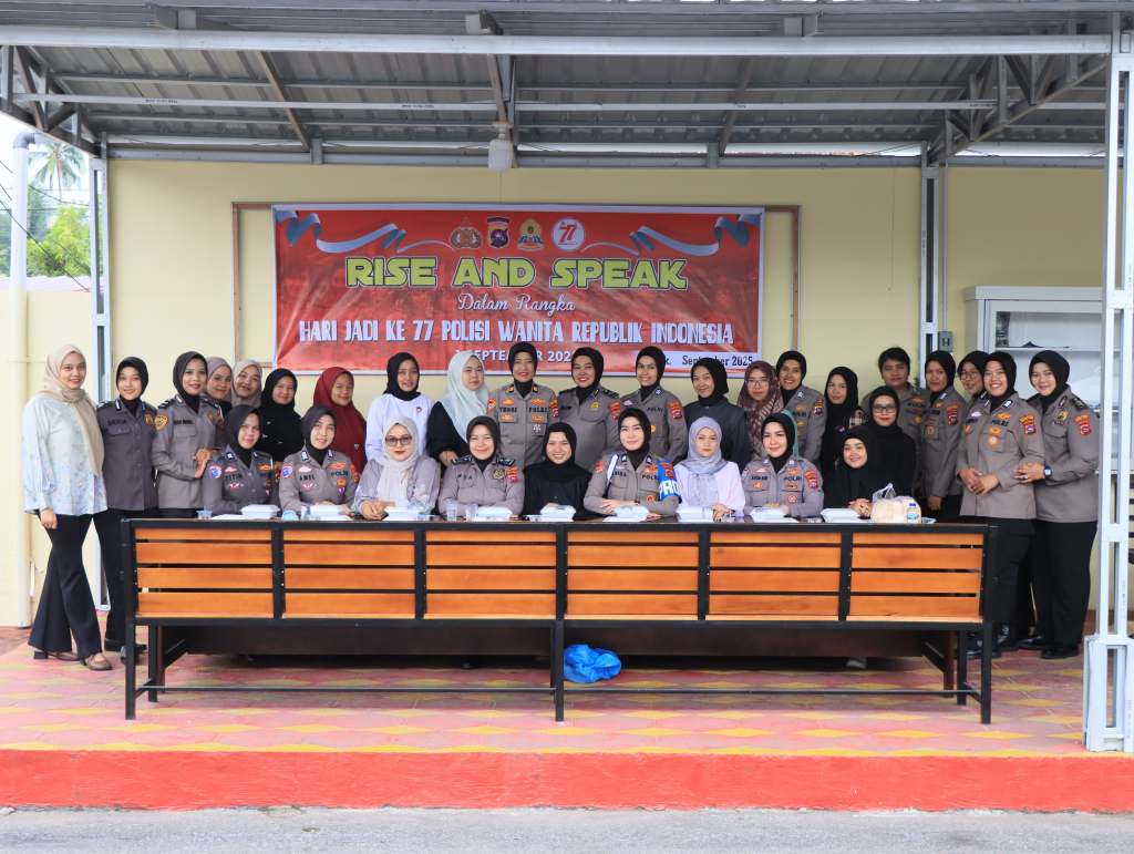 Polwan Polres Solok Kota Peringati Hari Jadi Polwan&nbsp;ke-77