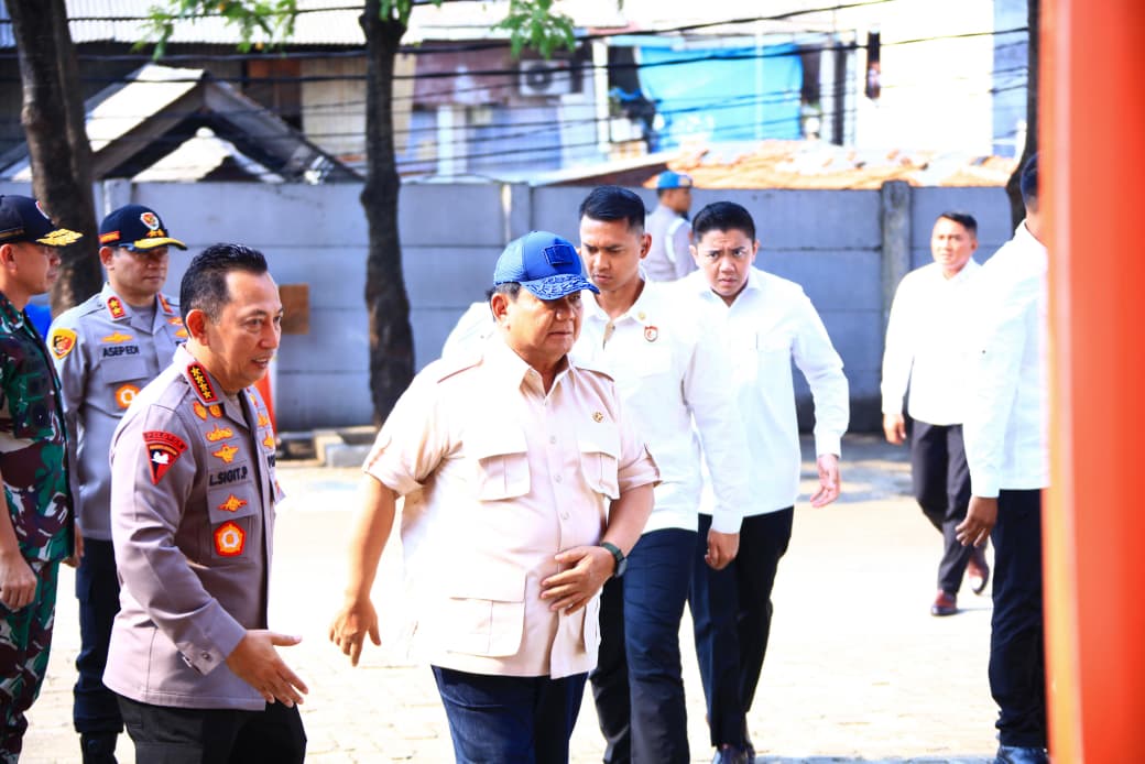 Presiden Kunjungi Polisi Korban Kerusuhan, Polri Janji Pulihkan Keamanan dan Tangkap Pelaku