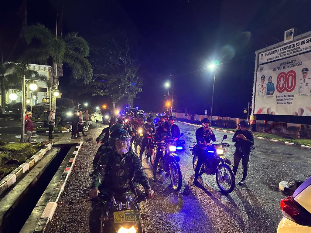 Sirene Malam Pecah Sunyi, Patroli Skala Besar Amankan&nbsp;Solsel