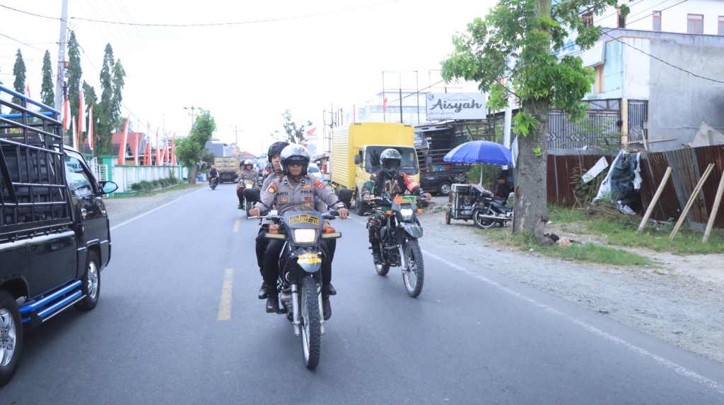Polres 50 Kota Gelar Patroli Gabungan Antisipasi Gangguan Kamtibmas Pasca Unjuk Rasa di&nbsp;Jakarta