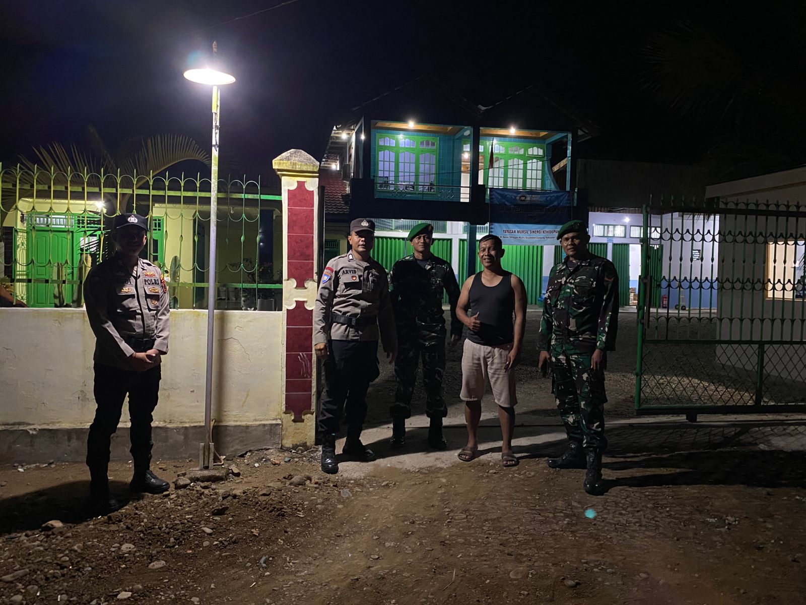 Polsek Koto Baru Bersama TNI Gelar Patroli Gabungan Wujudkan Harkamtibmas