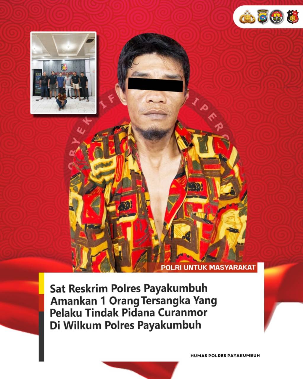 Sat Reskrim Polres Payakumbuh Tangkap DPO Pelaku&nbsp;Curanmor