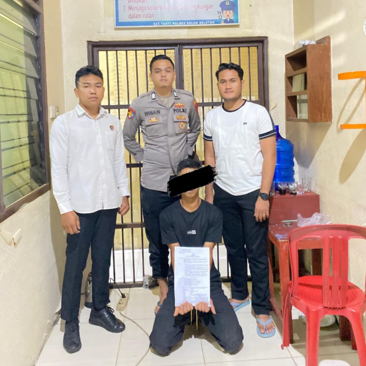 Polres Solsel Amankan Pelaku Pencabulan Adik Kandung