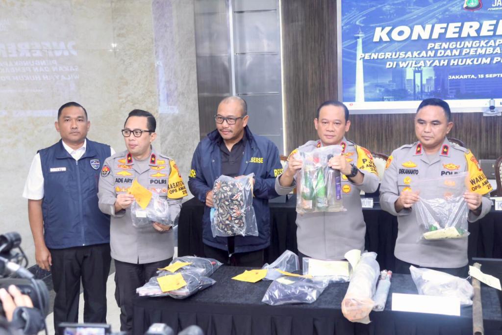 Polda Metro Tetapkan 16 Tersangka Perusakan Fasilitas&nbsp;Umum