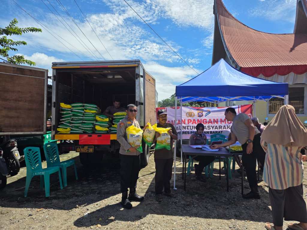 1,5 Juta Kg Beras SPHP Disalurkan Polda Sumbar untuk Dukung Ketahanan&nbsp;Pangan