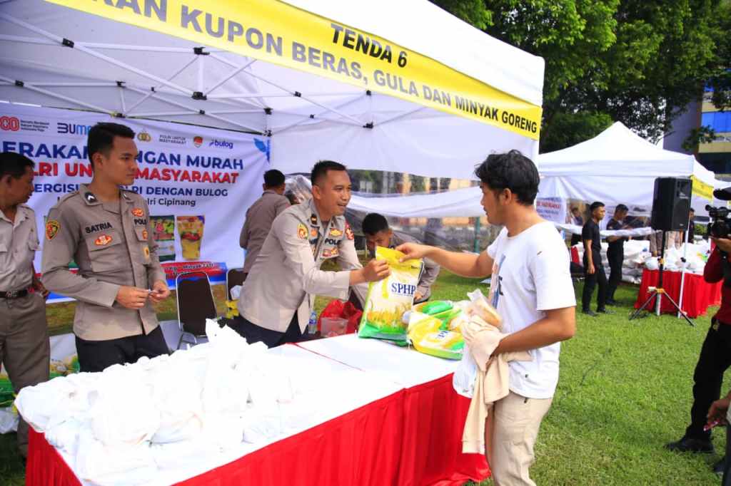 Polri Dukung Gerakan Pangan Murah, Bantu Masyarakat Dapatkan Sembako dengan Harga&nbsp;Terjangkau