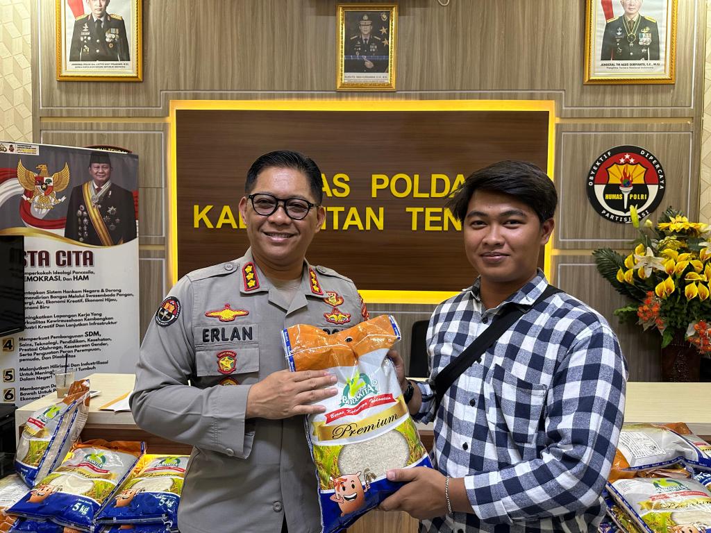 Pererat Kemitraan, Polda Kalteng Bagikan Paket Sembako untuk Insan&nbsp;Pers