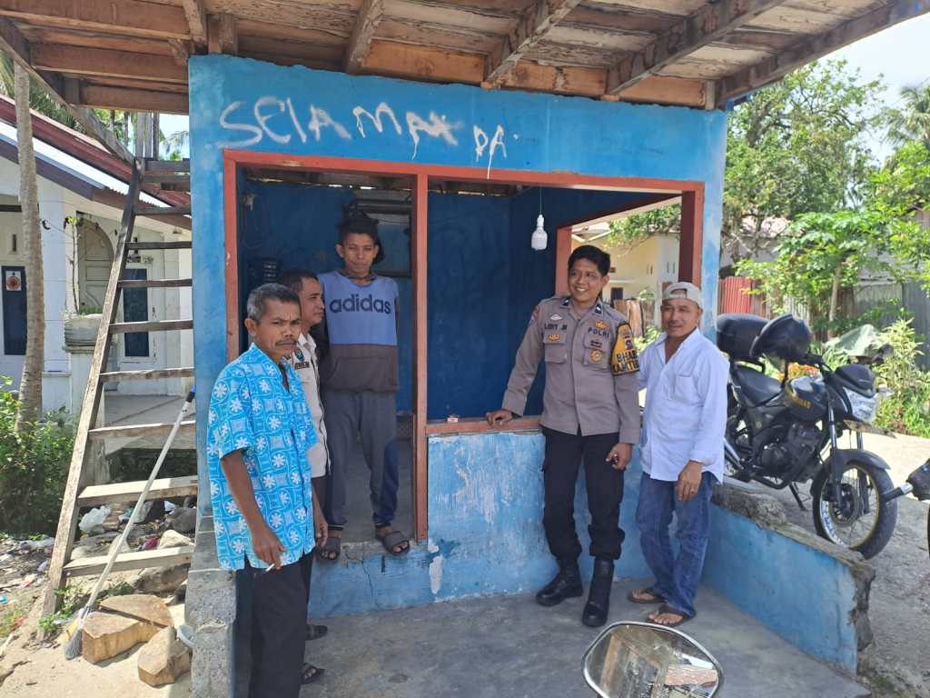 Aktifkan Kembali Pos Ronda, Bhabinkamtibmas Gandeng Nagari Sako Pasia Talang Wujudkan Lingkungan&nbsp;Aman