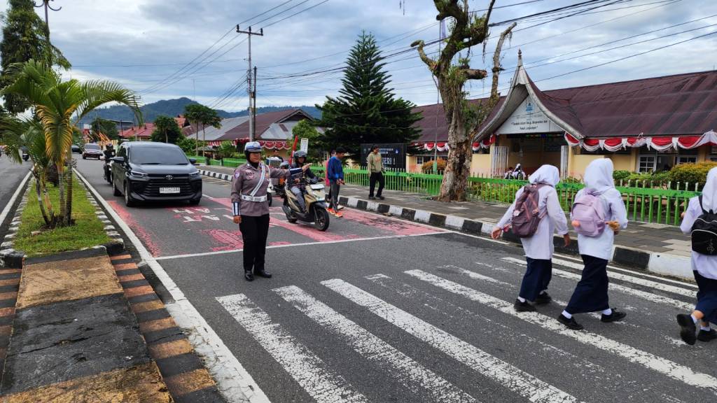 Polres Pasaman Gelar Commander Wish untuk Jaga Kamseltibcar&nbsp;Lantas