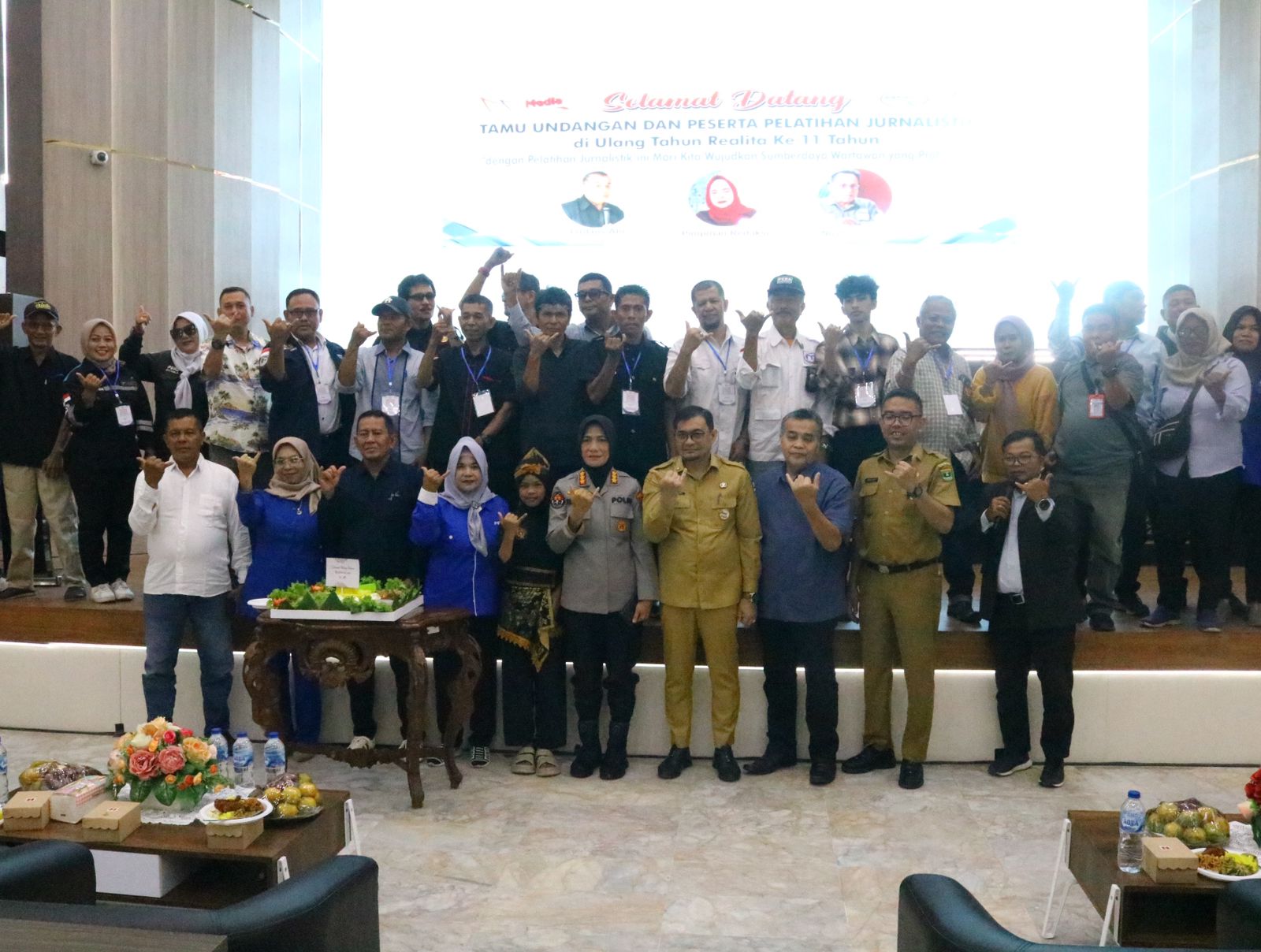 Kabid Humas Polda Sumbar Hadiri HUT ke-11 Media Realita.com, Dorong Profesionalisme Jurnalistik dan Informasi Berimbang