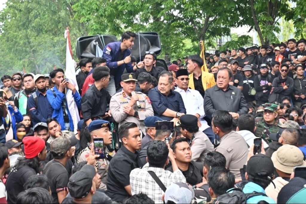 Polisi Apresiasi atas Unjuk Rasa yang Aman dan Kondusif di DPRD&nbsp;Kalsel