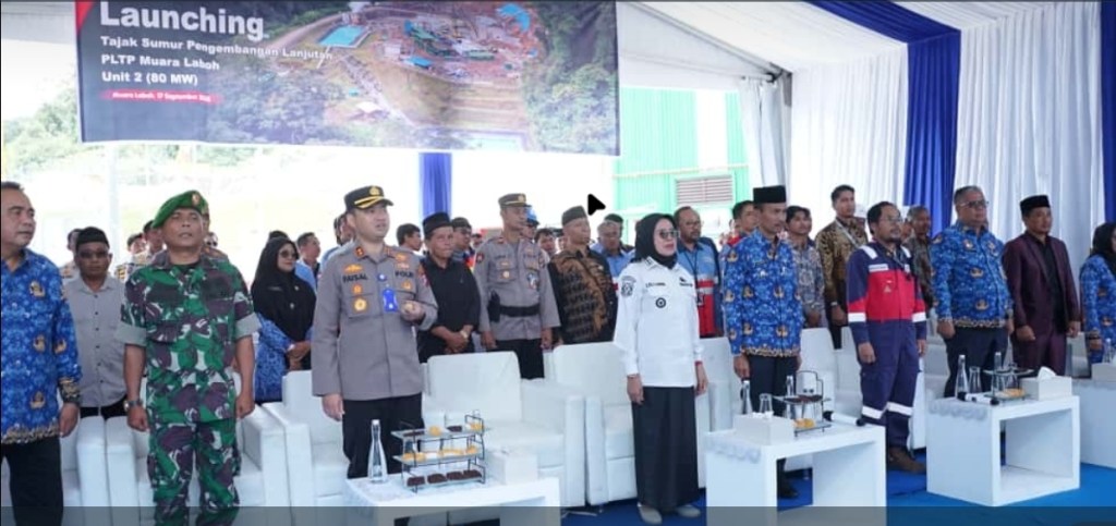 Kapolres Solok Selatan Ikuti Live Streaming IIGCE 2025 di PLTP Muara Labuh, Menteri ESDM Resmikan COD Lumut Balai Unit&nbsp;2