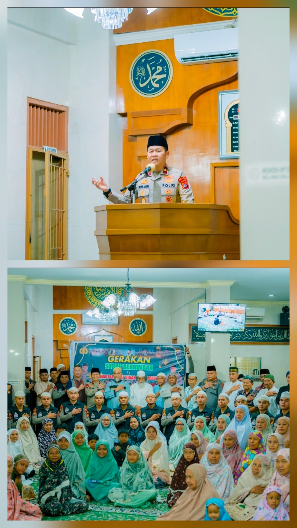 Wakapolda Sumbar Ajak Warga Jaga Keluarga dan Lingkungan Lewat Gerakan Subuh&nbsp;Berjamaah