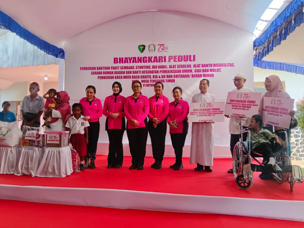 Bhayangkari Peduli, Bantuan dari Ende Menjangkau Sikka dan&nbsp;Ngada