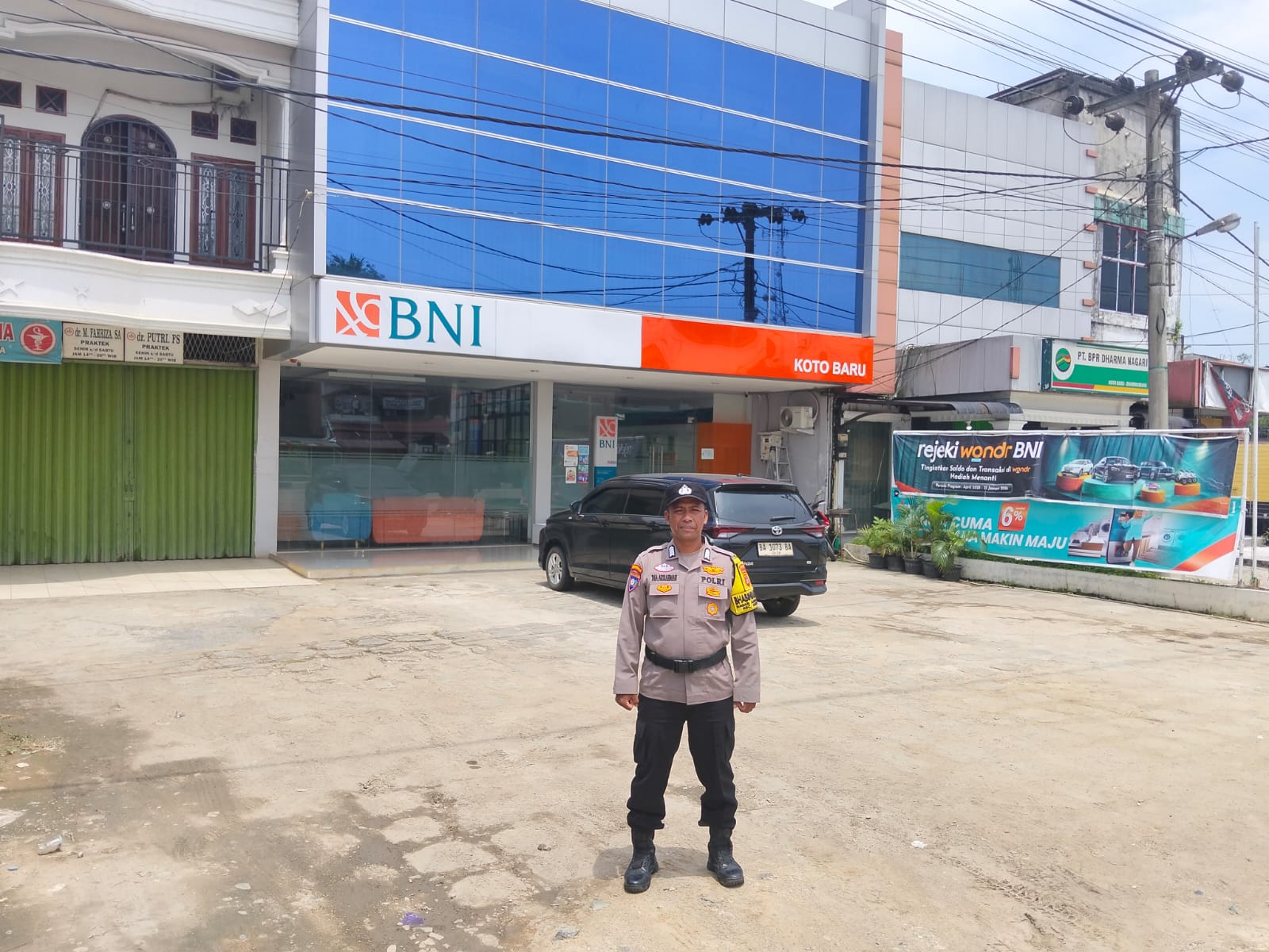 Cegah Gangguan Kamtibmas, Polsek Koto Baru Gelar Patroli Objek Vital