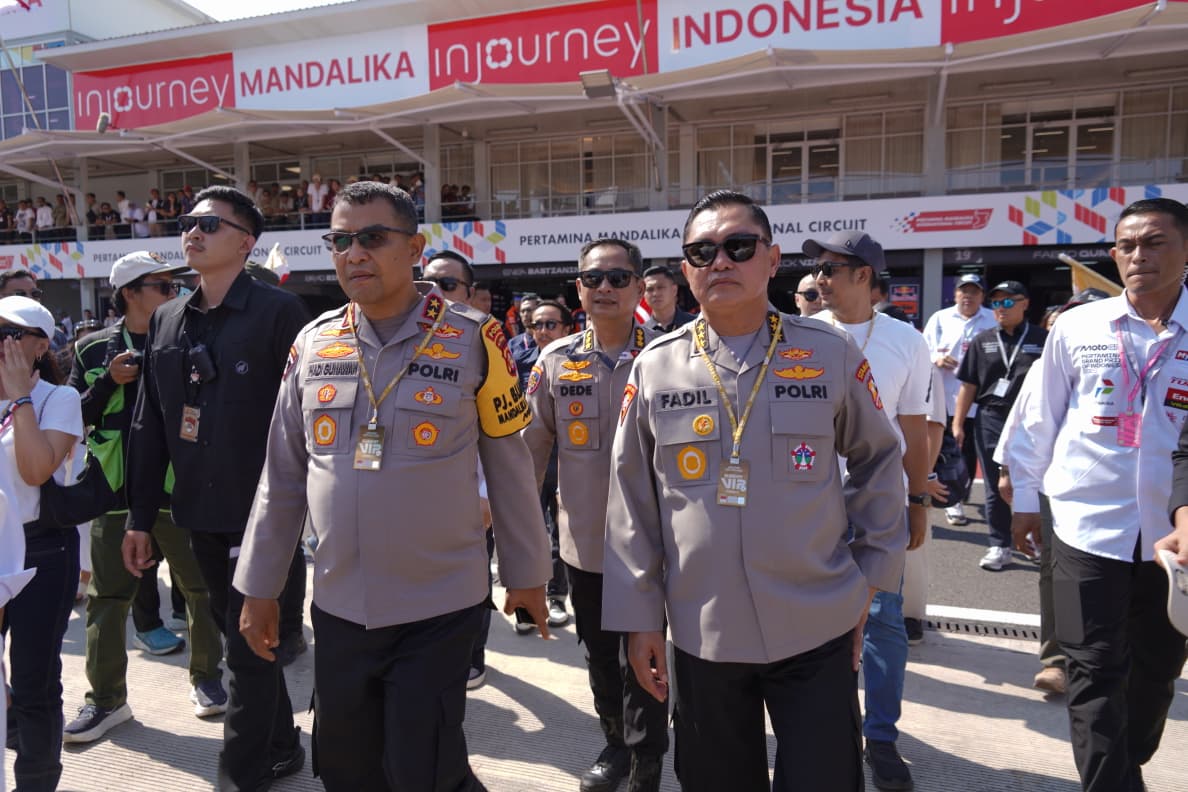 Turunkan 3.572 personel gabungan, Polri Sukses Amankan Perhelatan Event MotoGP Mandalika 2025