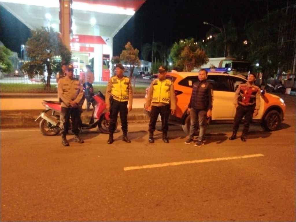 Satlantas Polres Pesisir Selatan Tertibkan Balap Liar di Pantai Salido, 15 Motor&nbsp;Diamankan