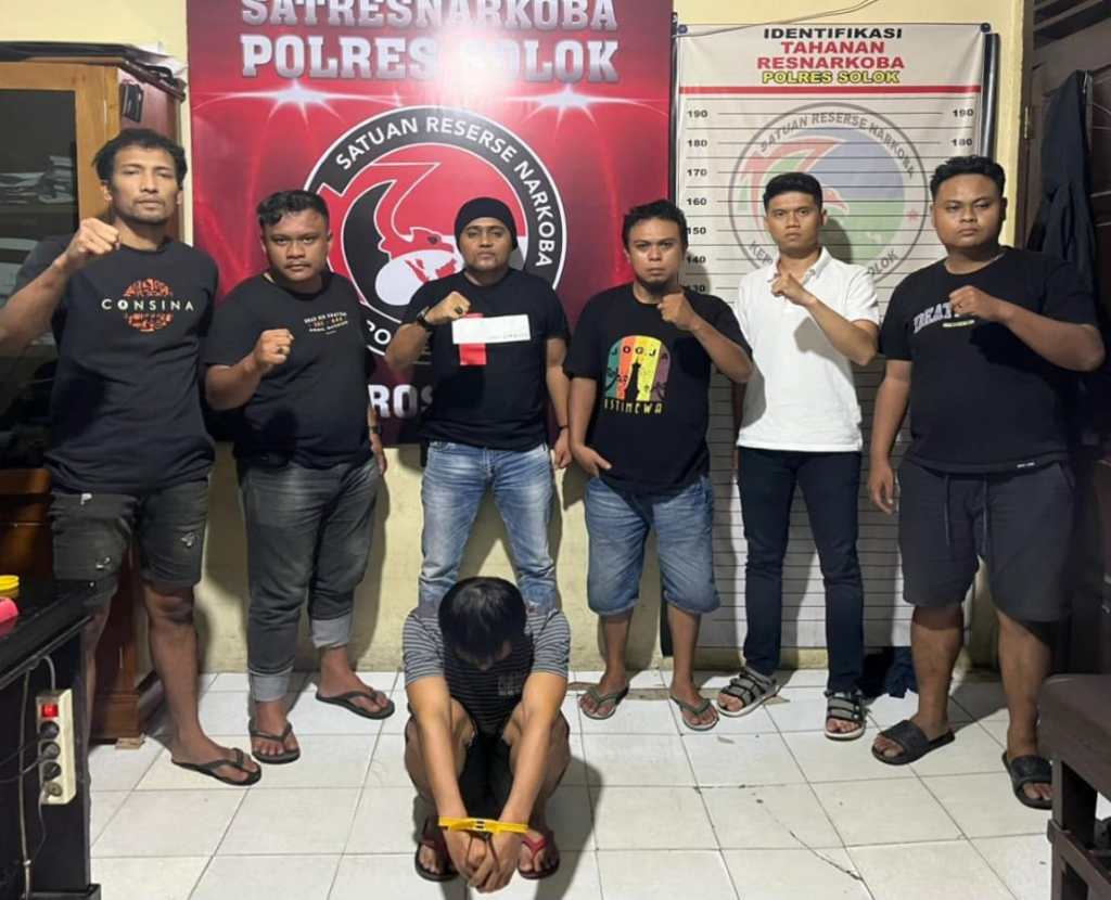 Polres Solok Ungkap Kasus Penyalahgunaan Sabu, Satu Tersangka Diamankan Beserta Barang&nbsp;Bukti