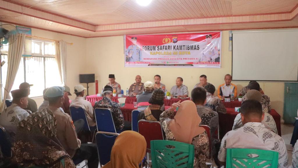 Forum Safari Kamtibmas Kapolres 50 kota Dan Deklarasi Kampung Bebas Narkoba Di Nagari&nbsp;Pilubang
