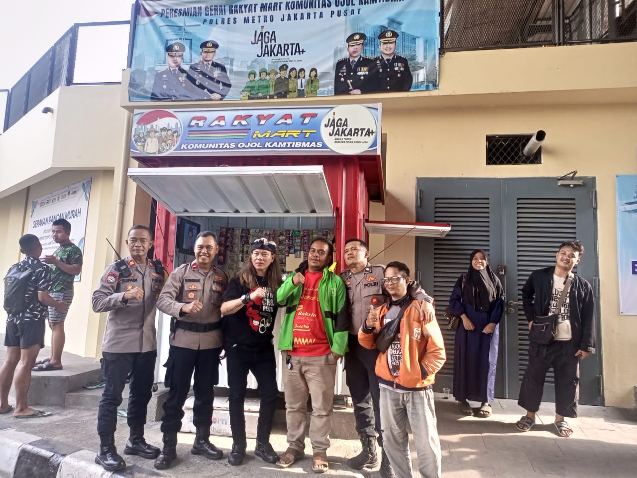 Polres Jakpus Bikin Inovasi Rakyat Mart dan Auto untuk Komunitas Ojol