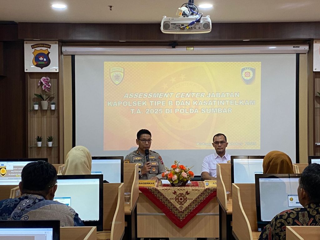 Biro SDM Polda Sumbar Gelar Assessment Center, Siapkan Pemimpin Polsek dan Kasatintelkam yang&nbsp;Kompeten