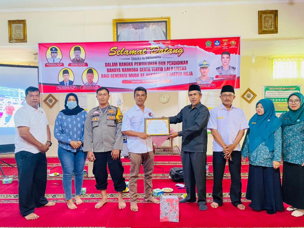 Kasat Narkoba Polres Agam Berikan Penyuluhan Bahaya&nbsp;Narkotika