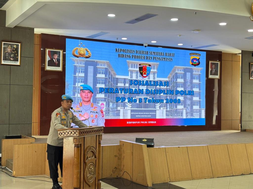 Bidpropam Polda Sumbar Gelar Pembinaan Pemulihan Profesi Polri, Fokus Mitigasi Pelanggaran Disiplin dan&nbsp;Etik