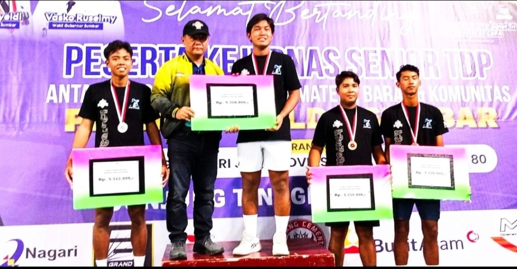 Kejurnas TDP 2025 Ditutup, Kapolda Sumbar: Tenis Perkuat Persaudaraan dan Diplomasi&nbsp;Daerah