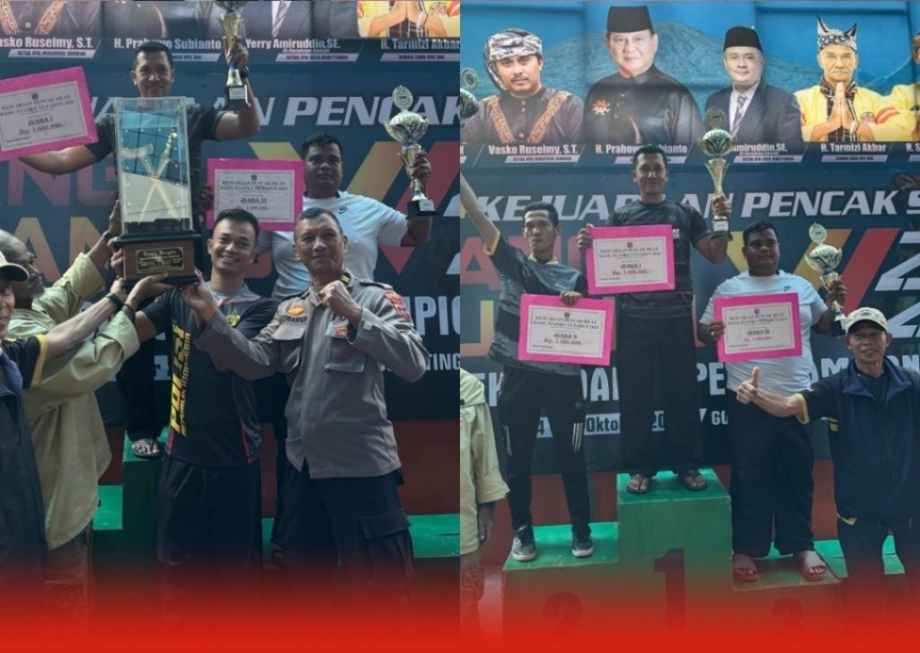 Tim Pencak Silat Bhayangkara Polda Sumbar Raih Juara Umum di Kejuaraan Dang Tuanku&nbsp;IV