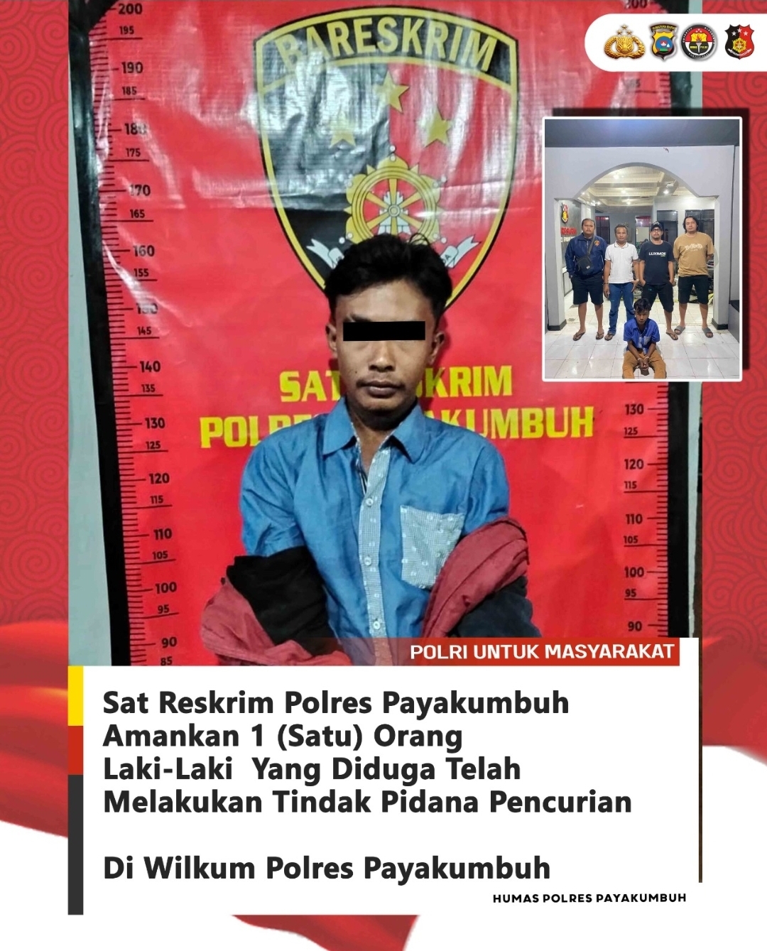 Tangkap DPO Kasus Pencurian, Polres Payakumbuh Tetap Komitmen Jaga Kamtibmas Tetap Kondusif