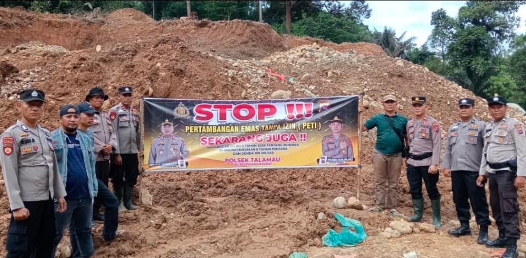 Polres Pasaman Barat Laksanakan kegiatan Sosialisasi dan Penegakan Hukum Terhadap Aktivitas&nbsp;PETI