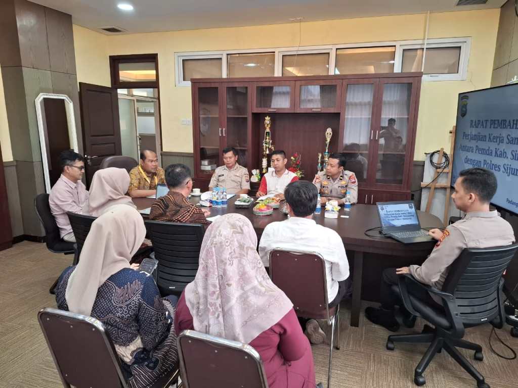 Polres Sijunjung dan Pemkab Bahas Nota Kesepahaman Pembentukan Polsubsektor&nbsp;Kupitan