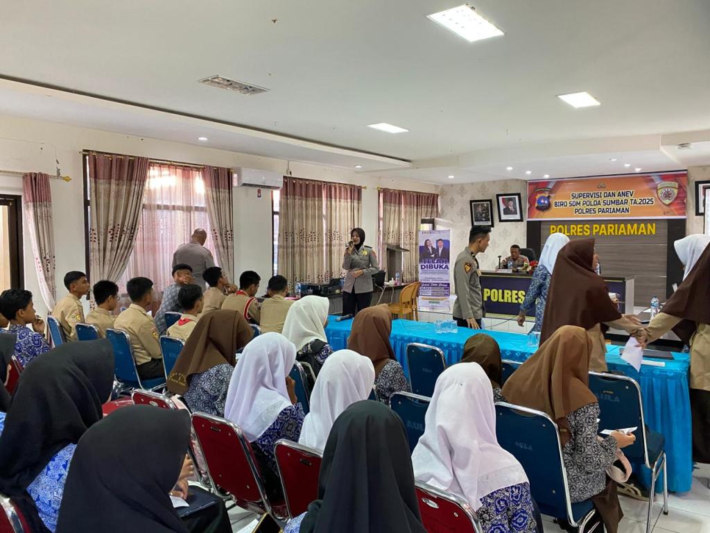 80 Calon Siswa Ramaikan Seleksi Masuk SMA Kemala Taruna Bhayangkara di Polres&nbsp;Pariaman