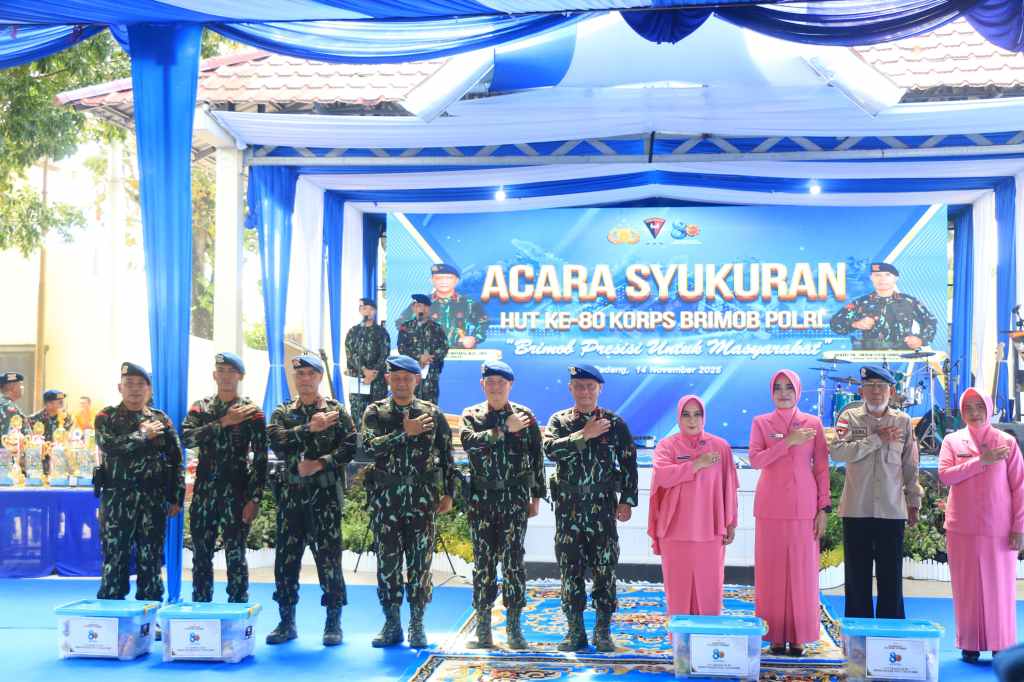 Kapolda Sumbar Hadiri Syukuran HUT Brimob Polri ke-80 di Mako Satbrimob Polda Sumbar: Brimob Presisi untuk&nbsp;Masyarakat